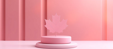 Modern trending lightweight pink background AI generated imageの素材