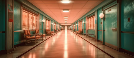 Hallway the emergency room Generative AIの素材