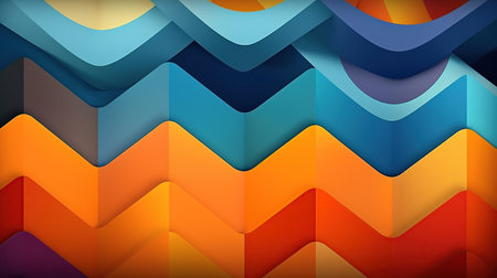 Abstract geometric colorful background Generative AIの素材