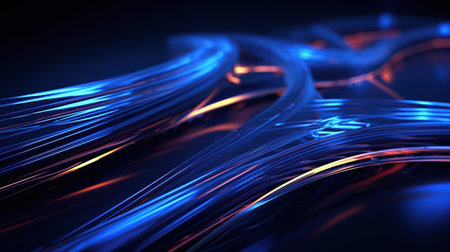 abstract high technology futuristic dot Generative AIの素材