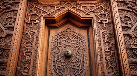 craven wood door ,AI Generated Imageの素材