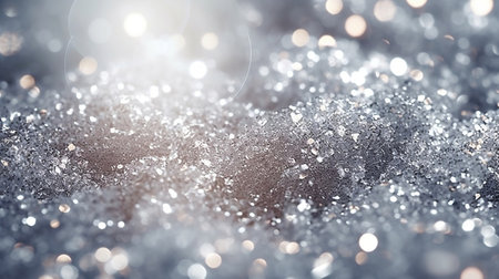 glitter vintage lights background gold Generative AIの素材