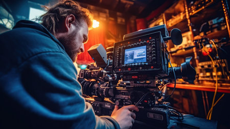 director of photography cameramen film schemeの素材