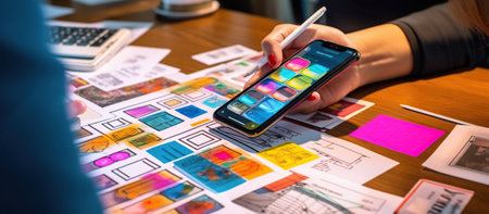 Graphic designer creativeの素材