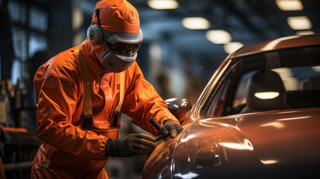 factory engineering workerの素材