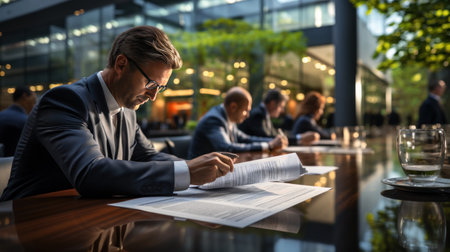 business professional groupの素材