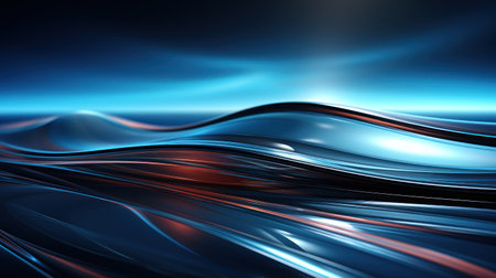 abstract blue background with some smoothの素材