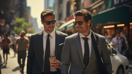 attractive confident businessmanの素材