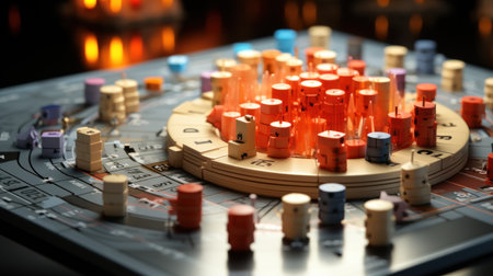 Close-up of a control panel of a DJ's mixer.の素材