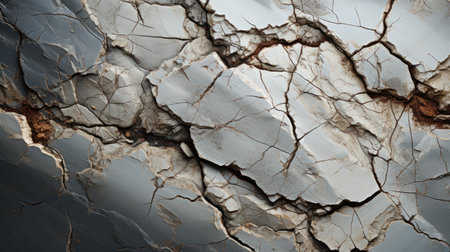 Cracked marble texture. Abstract background.の素材