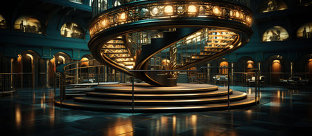Staircase in the interiorの素材