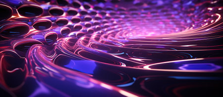 abstract fractal background. Creative glowing spiral.の素材