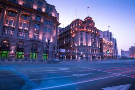 Shanghai Bund night scene