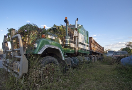 Abandoned carsの写真素材