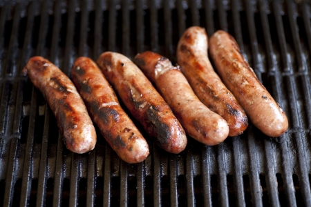 Grilled sausagesの写真素材
