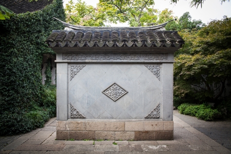 Wall, Chinese styleの写真素材