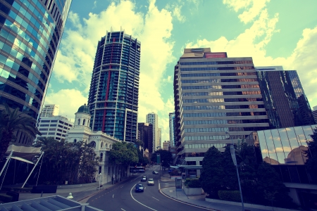 Brisbane city buildingsのeditorial素材