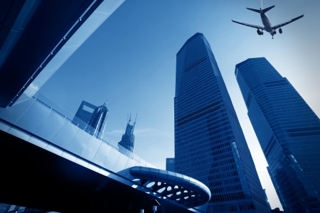 Shanghai, China, modern architectureのeditorial素材