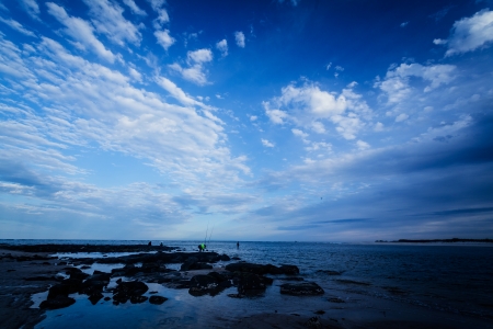 Brisbane coastline, Australiaの写真素材