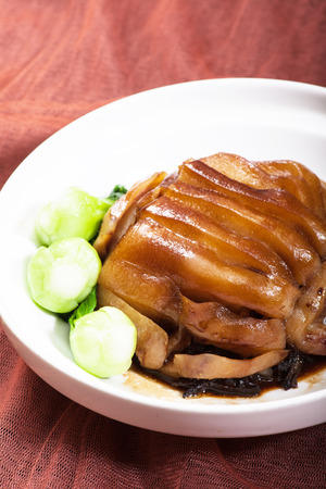 Chinese dishes  Sliced ââporkの写真素材