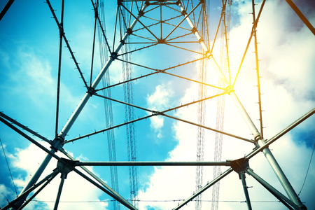 Electricity tower steel