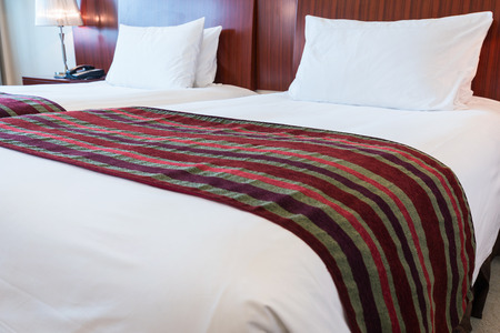 Hotel room bedのeditorial素材