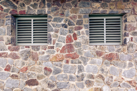 Stone wallの写真素材