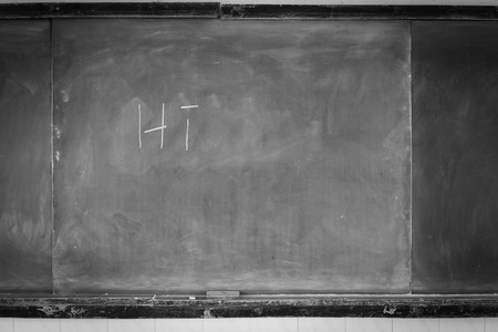 Old blackboardの写真素材