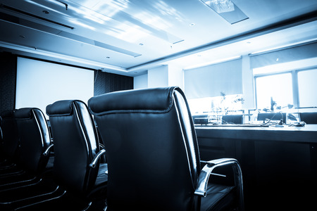 Empty conference roomのeditorial素材