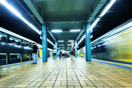 Sydney subway platformのeditorial素材