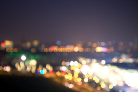 Blurred lights backgroundの写真素材