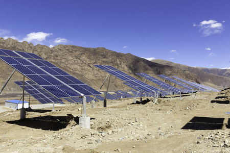 Outdoor mountain solar panels