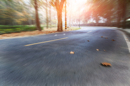 asphalt roadの写真素材