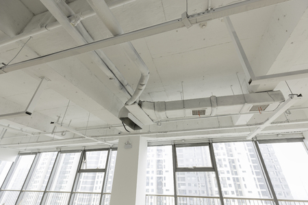 China Wuxi, unfinished interior construction siteのeditorial素材