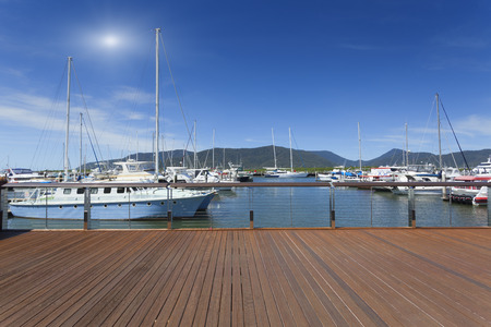 Cairns, Australia, the harbor by the seaのeditorial素材