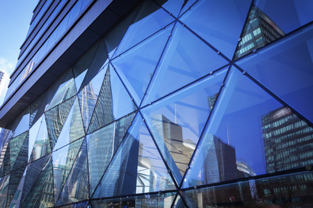 urban business district of the building exterior at China Shanghai.のeditorial素材