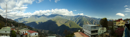 Taiwan mountains sceneryのeditorial素材