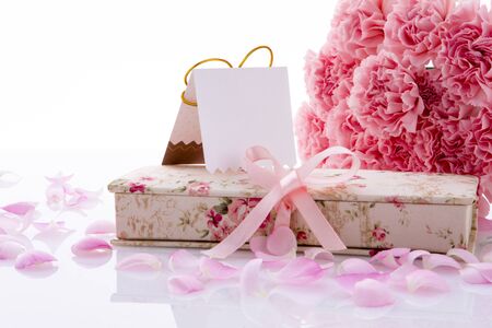 Mother's Day, Valentine's Day, Mom or Lover, Warm Gifts and Cardsの写真素材