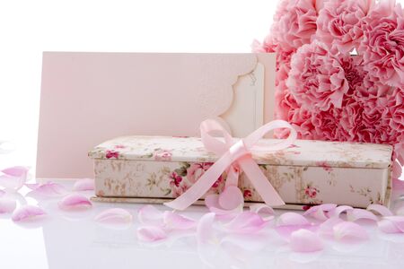 Mother's Day, Valentine's Day, Mom or Lover, Warm Gifts and Cardsの写真素材