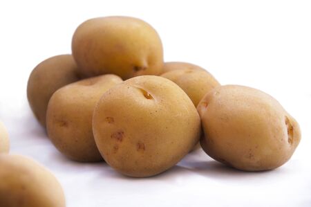 Human health staple food, potatoesの写真素材