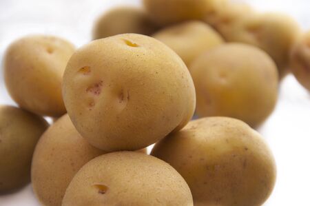 Human health staple food, potatoesの写真素材