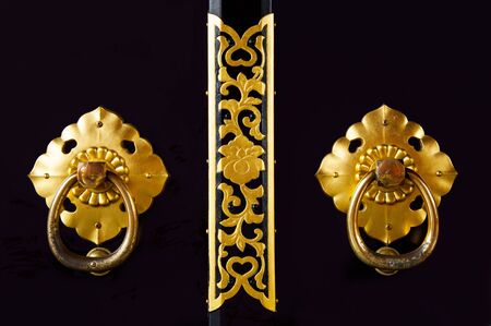 historical craft door decoration, door buckle, pull ring