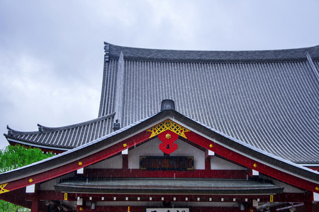 Japan, Tokyo, famous historic building, Asakusa Templeのeditorial素材