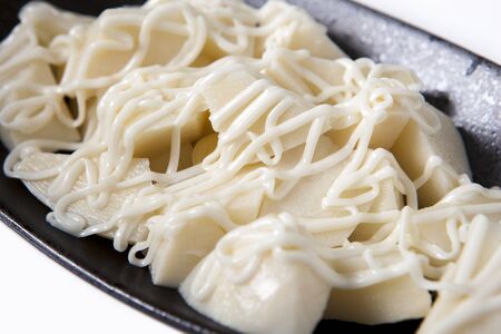 Summer food, cold bamboo shoots salad