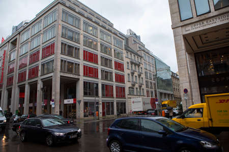 Unter den Linden Street, Berlin, Germany, historical building and cultural monumentのeditorial素材