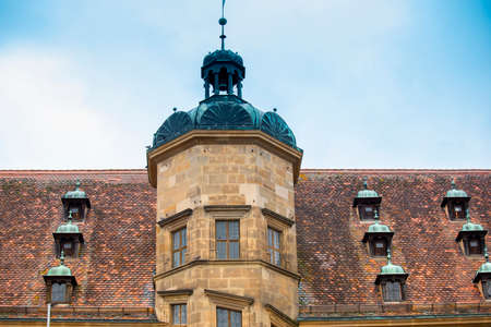 Rothenburg City Hall, a tourist attraction in Bavaria, Germanyのeditorial素材