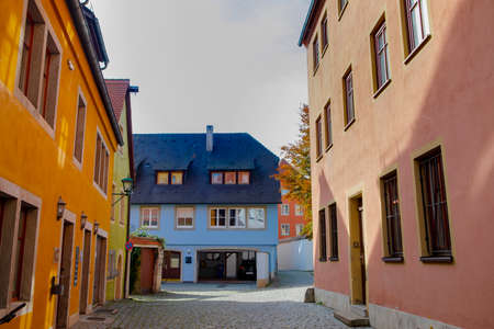 Rothenburg, Bavaria, Germany, old building medieval castleのeditorial素材