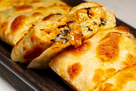 Taiwanese love and delicious breakfast, Kimchi Omelette