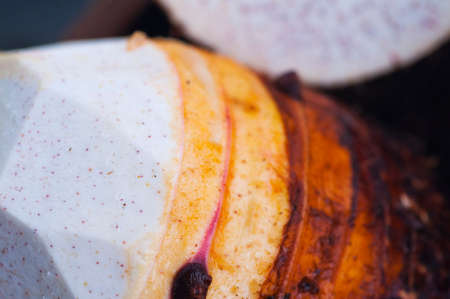 Taro, one of the important staple foods of Asian humans