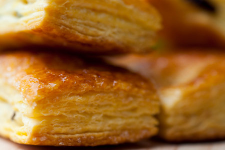 Crispy Cookie Melaleuca Maple Pieの写真素材